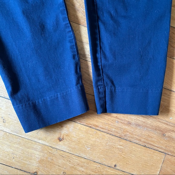 JCrew Linen Cotton Pants Navy 00 - Picture 6 of 7